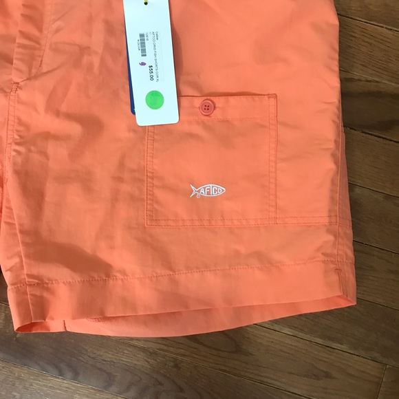 NWT Men's Classic Coral Aftco Fishing Shorts 42 - Picture 3 of 7